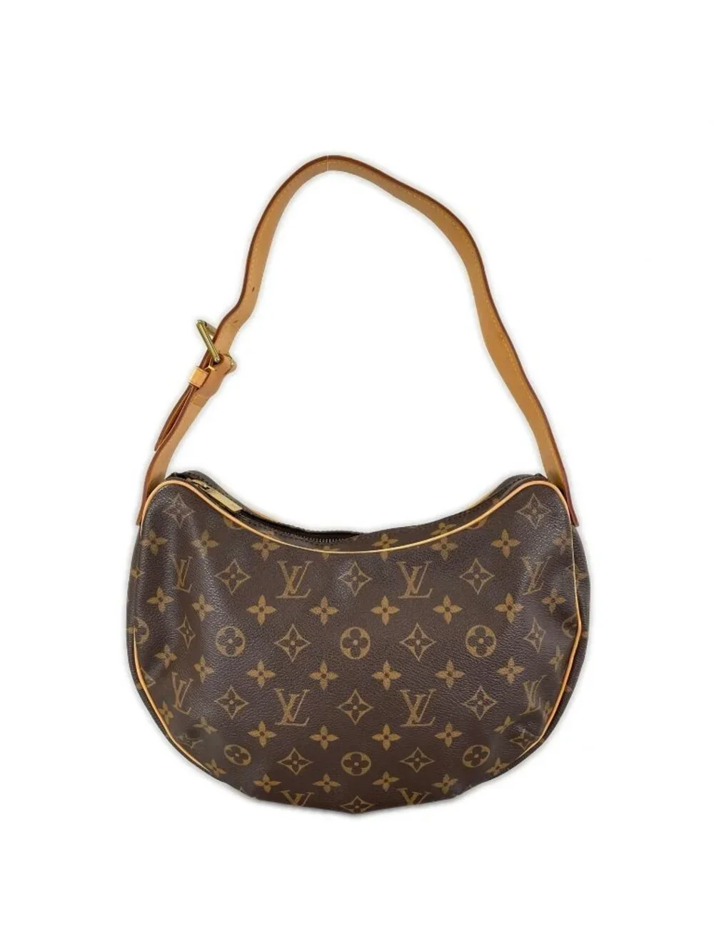 Louis Vuitton Croissant MM Shoulder Bag Monogram Canvas Brown